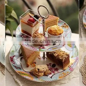 Hot Sale Porcelain Double Cake Dinner Plate thumbnail-1