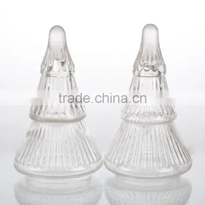Colored Decorative Blwon Glass Christmas Tree thumbnail-6
