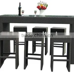 Bar Table and Chairs thumbnail-1