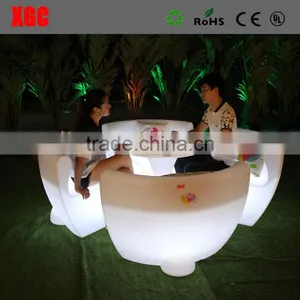 Bar Tables Lighting, Glow Table 4 Pcs a Set thumbnail-2