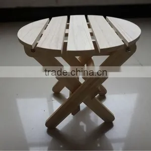 Practical Wooden Folding Stool thumbnail-1