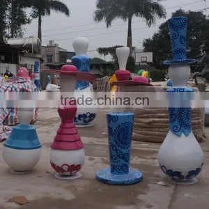 Outdoor Modern Fiberglass Column Decoration thumbnail-5