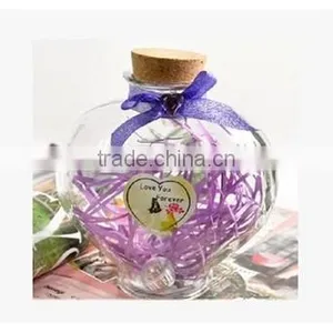 Special Glass Large Heart-shaped Wishing Bottle Creative Storage Bottles thumbnail-1