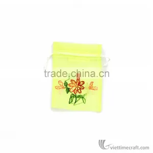Embroidery Silk Coin Bag, Handmade in Vietnam, Many Unique Pattern thumbnail-4