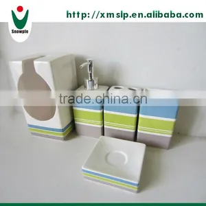 Chinese Wholesale Ceramic Bathroom Accessories for Set thumbnail-1
