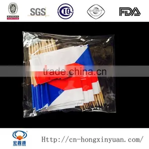 Promotional High Quality Wooden Paper Toothpick Flags thumbnail-2