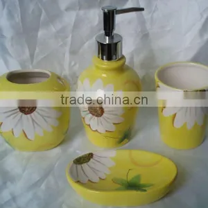 2012 Hot Sale Full Printing 4pcs Bath Accessory Set thumbnail-1