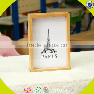 Оптовая продажа деревянных фото рамок для детей 2017 года. Модные деревянные фото рамки для младенцев. Самые популярные деревянные фото рамки для детей W09A040 thumbnail-1