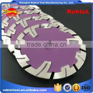 4" 105mm Diamond Blade Turbo Deep Tooth Triangle Grinding Wheel Stone Tile Saw Blade Cutting Marble Abrasive Cutter Disc thumbnail-4