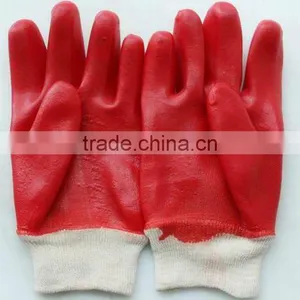 Red Color Rubber Garden Gloves With Factory Price thumbnail-1