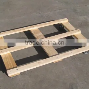 Warehouse Loading Moving Wooden Tool Cart thumbnail-1