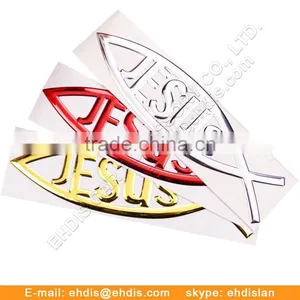 3d Chrome Letters Custom Metal Car Sticker thumbnail-2