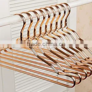 YiWu Metal Clothes Bulk Alloy Metal Hangers Copper Wire Coat Hangers thumbnail-1