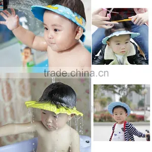 Shampoo Bathing Shower Cap/Bath Protect Soft Cap, Environmental Baby Shower Hat Shampoo Hat Protective Hat thumbnail-4