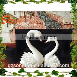 2015 New Statue From China Wedding Place, Artificial Cygnus Standing for Sale thumbnail-1