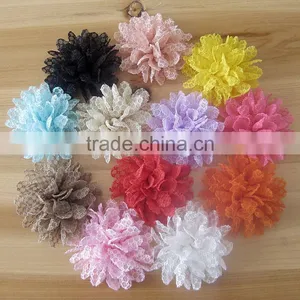 Fabric Flower Clip for Kids Hair Accessories for Baby Girl thumbnail-1