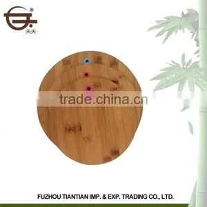 Personalized Design Kitchen Vegetable Round Bamboo 3-piece Cutting Board thumbnail-1