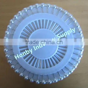 Wheel Packing 38mm Ball Shaped Pearl White Straight Pin thumbnail-1