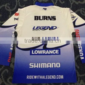 Hongen Apparel Popular Sales Dye Sublimation Qucik Dry Custom Fishing Jersey, Waterproof Fishing Clothing thumbnail-2
