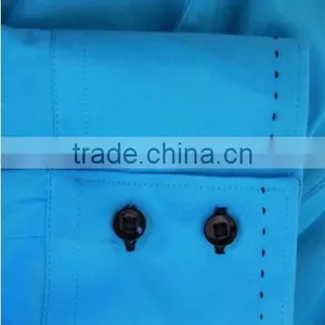 Fashion Man Shirts Slim Contrast Collar Cuff Shirt for Man Best Stylish Man Dress Shirts thumbnail-2