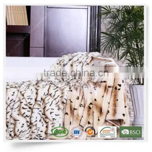 New Style Faux Fur Blanket Factory Price High Quality Wholesale thumbnail-1