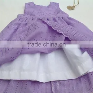 Baby Clothes Wholesale Hot Sale Chiffon Cheap 2017 Clothing Children's Boutique Long Sleeve Pink Summer Girl Princess Girl Dress thumbnail-2