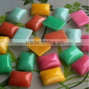 Flat Pommel Square Shape Natural Stone Charms Diy Semi-precious Stone Jewelry Accessories 2017 thumbnail-2