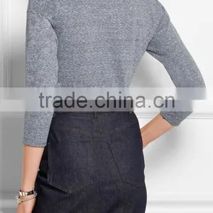 Women Cotton 3/4 Sleeve t Shirt Wholesale thumbnail-3