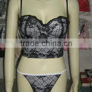 New Design of Ladies Corset Underwear Body Shaper Ladies Bustier Lace Corset 20# thumbnail-1