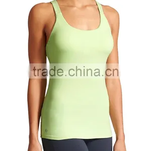 China Wholesale Crop Tank Top Design Your Own Stringer Tank Top Sport Tank Top Women thumbnail-4