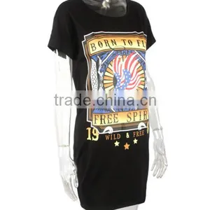Summer Short Sleeve New Fashion Clothes Women Long t Shirt Design thumbnail-3