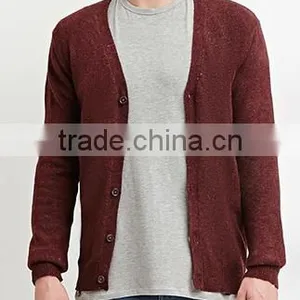 China Button Cardigan Three Colors Mens Cashmere Sweater With High Quality thumbnail-4