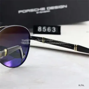 Man Woman Metal Polarized Sunglasses thumbnail-5