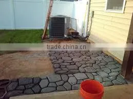 2016 Hot Sale Stamping Pavement Mould / DIY Garden Tools-paver Mold for Garden Path / Patio Walkway Mould / thumbnail-1