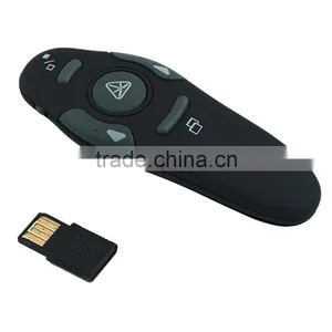 Hot Sale 2.4GHz USB Wireless Presenter With Red Laser Pointers Pen RF Remote Control PowerPoint PPT Presentation Mouse thumbnail-2