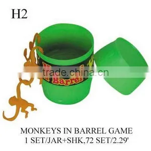 H2 MONKEYS IN BARREL GAME thumbnail-1