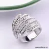 Sell 925 Silver Ring With CZs thumbnail-1