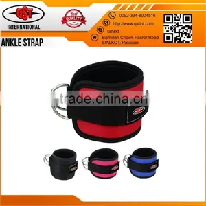 Weight Lifting Gym Ankle D Ring Pulley Attachment Leg Thigh Exercise thumbnail-1