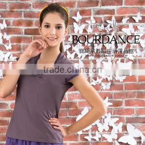 Top Selling Product Girl V Neck Front Pinches Blank Tee Shirts thumbnail-2