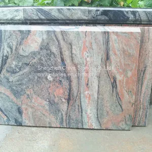 Cheap Granite China Multicolor Juparana Red Granite Rustic Floor Tiles Wall Cladding Wall Tiles Wall Facade Floor Tiles thumbnail-3