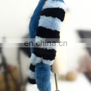 Fashion Top Quality Women Winter New Style Cheap Ladies Fox Fur Warm Scarf thumbnail-3