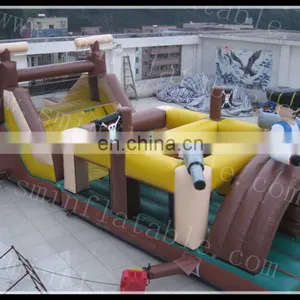 New Commercial Inflatable Obstacle Course Pirate Ship Bounce House thumbnail-1