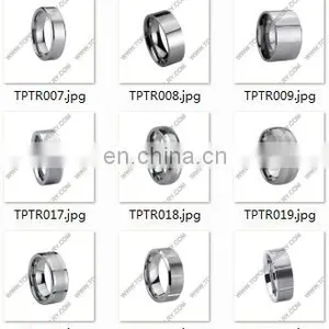Ring Tungsten, Fashion Jewelry Tungsten Carbide Rings for Men thumbnail-6