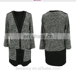 Cardigan 2017 Women Zebra Printed Sweater Knitwear Cardigan With Shawl Neck thumbnail-3