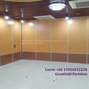 High Quality Mdf Frameless Aluminum Glass Partition Folding Door for Showroom thumbnail-3