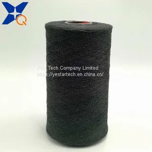 Black Ne21/2plies 10% Stainless Steel Blend 90% Polyester Fiber for Touch Screen Gloves Perfect Hand Feeling -XT11323 thumbnail-5