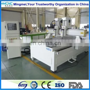 Heavy Body 1325 Two Head Cnc Engraving Machine/1325 Double Head Cnc Router thumbnail-1