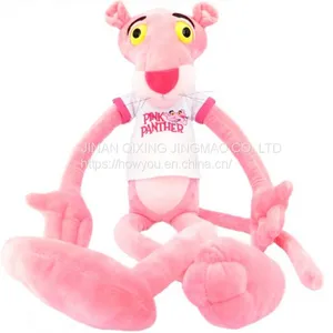 China Manufacture Pink Naughty Panther Dalang Plush Toy as Sleeping Pillow thumbnail-1