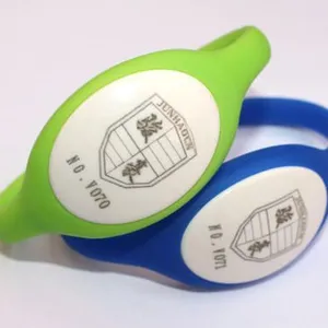 Wholesale Custom Smart Proximity Bracelets Access Control Soft Silicone RFID Wristband thumbnail-3