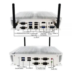 Eglobal Mini PC Core i3 6360U Private Mould Product Desktop Support AWAL Wake On LAN RTC Watchdog Fanless Gaming Computer thumbnail-4